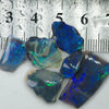 Rough Black Blue  Opal Parcel