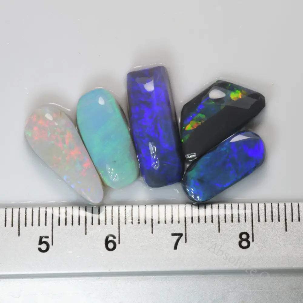 Rough Black Opal Rubs Parcel Lightning Ridge