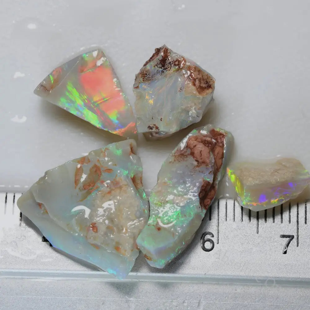 18.4 cts Red Rough Opal Parcel  Lightning Ridge