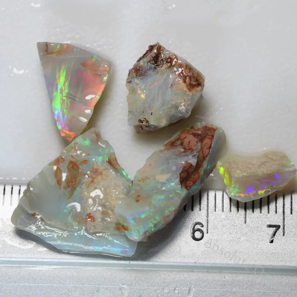 18.4 cts Red Rough Opal Parcel  Lightning Ridge