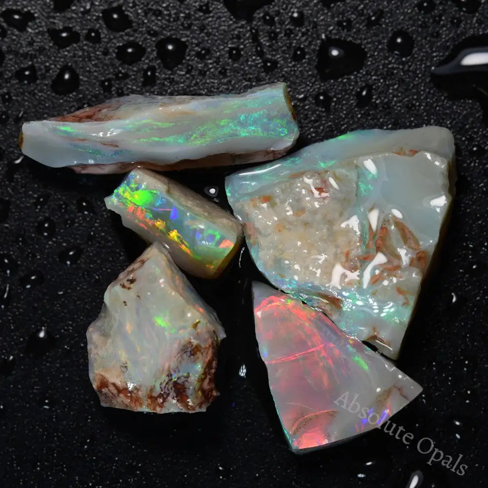 red rough opal