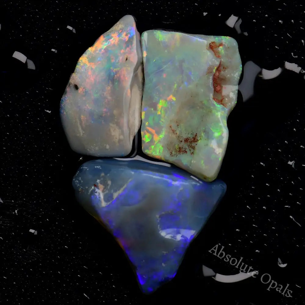 Australian Rough Opal Parcel, Rubs Lightning Ridge