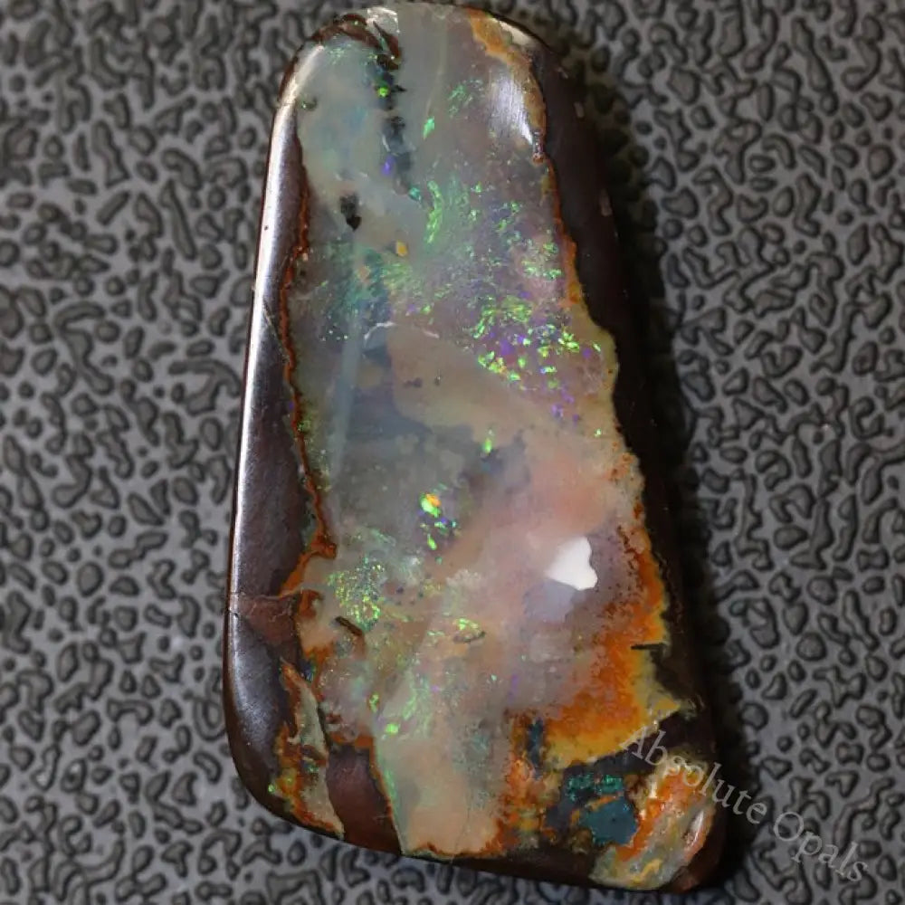 18.50 Cts Australian Boulder Opal Cut Loose Stone