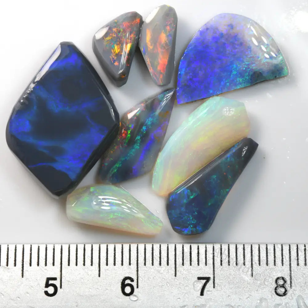 Rough Black Opal Rubs Parcel Lightning Ridge