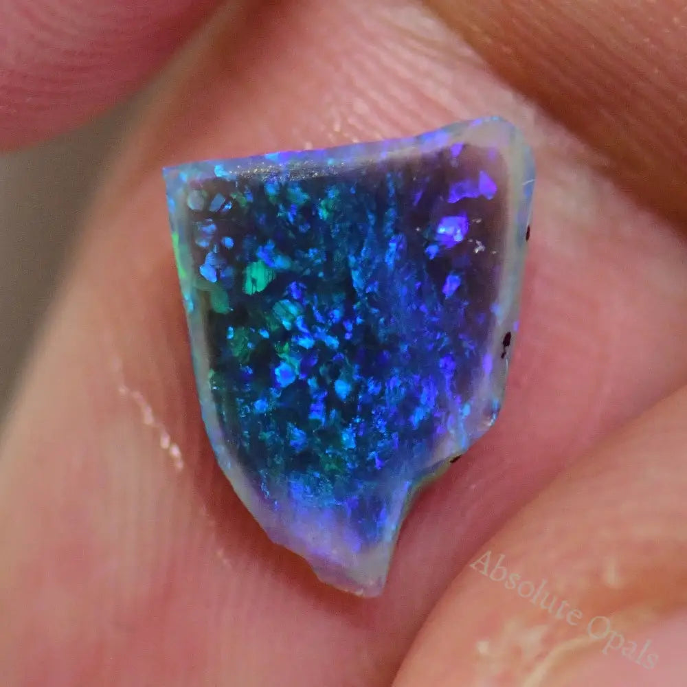 18.9 Cts Australian Black Opal Rough Parcel Rubs Lightning Ridge