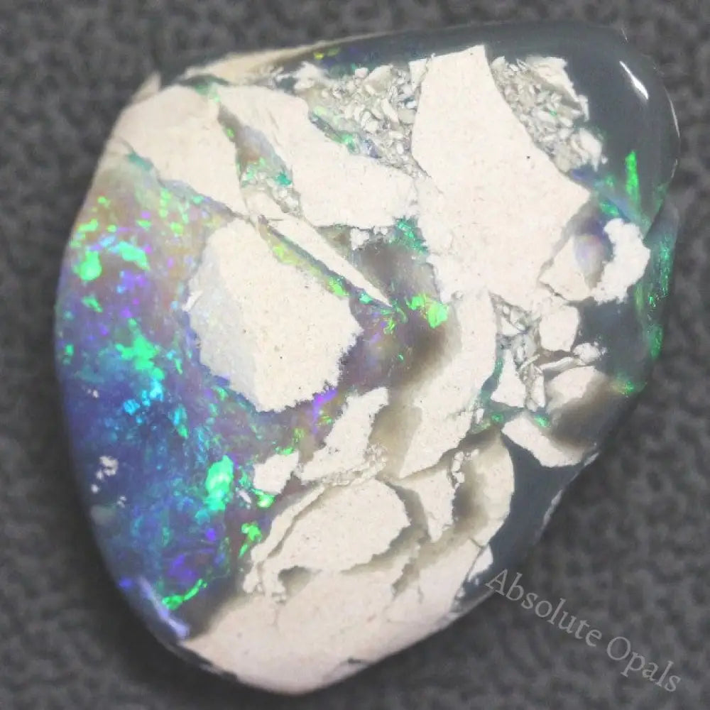 18.9 Cts Australian Opal Rough Lightning Ridge Polished Specimen Solid