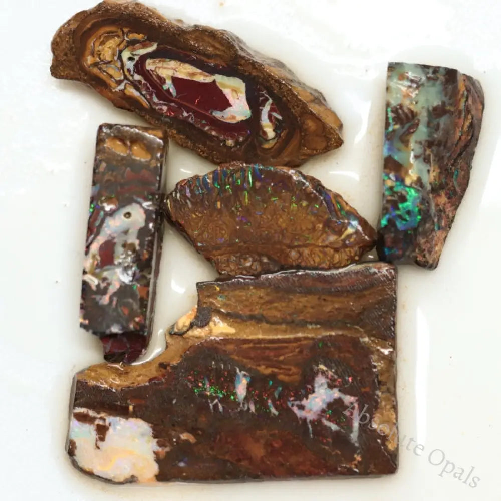 180 Cts Australian Boulder Opal Rough Parcel