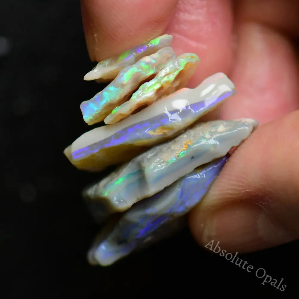 Australian Rough Opal Parcel Lightning Ridge - Potch and Colour