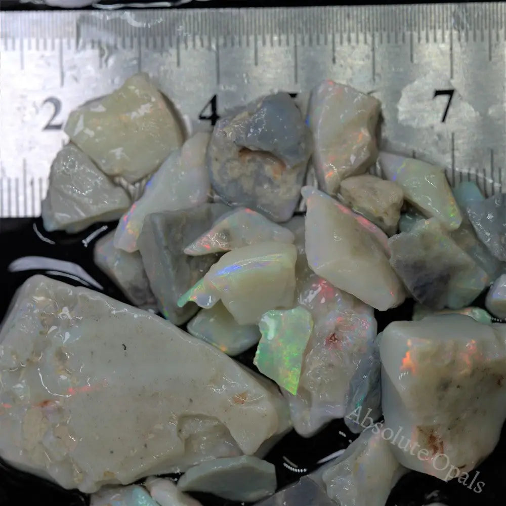 Australian Rough Opal Parcel Lightning Ridge - Potch and Colour