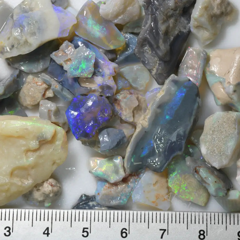 186 cts Rough Opal Parcel Lightning Ridge -Potch and Colour