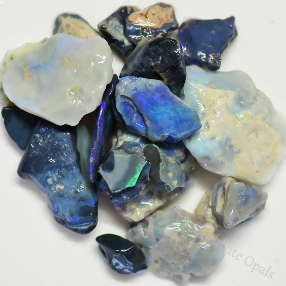 Australian Rough Opal Parcel Lightning Ridge - Potch and Colour Mine Run