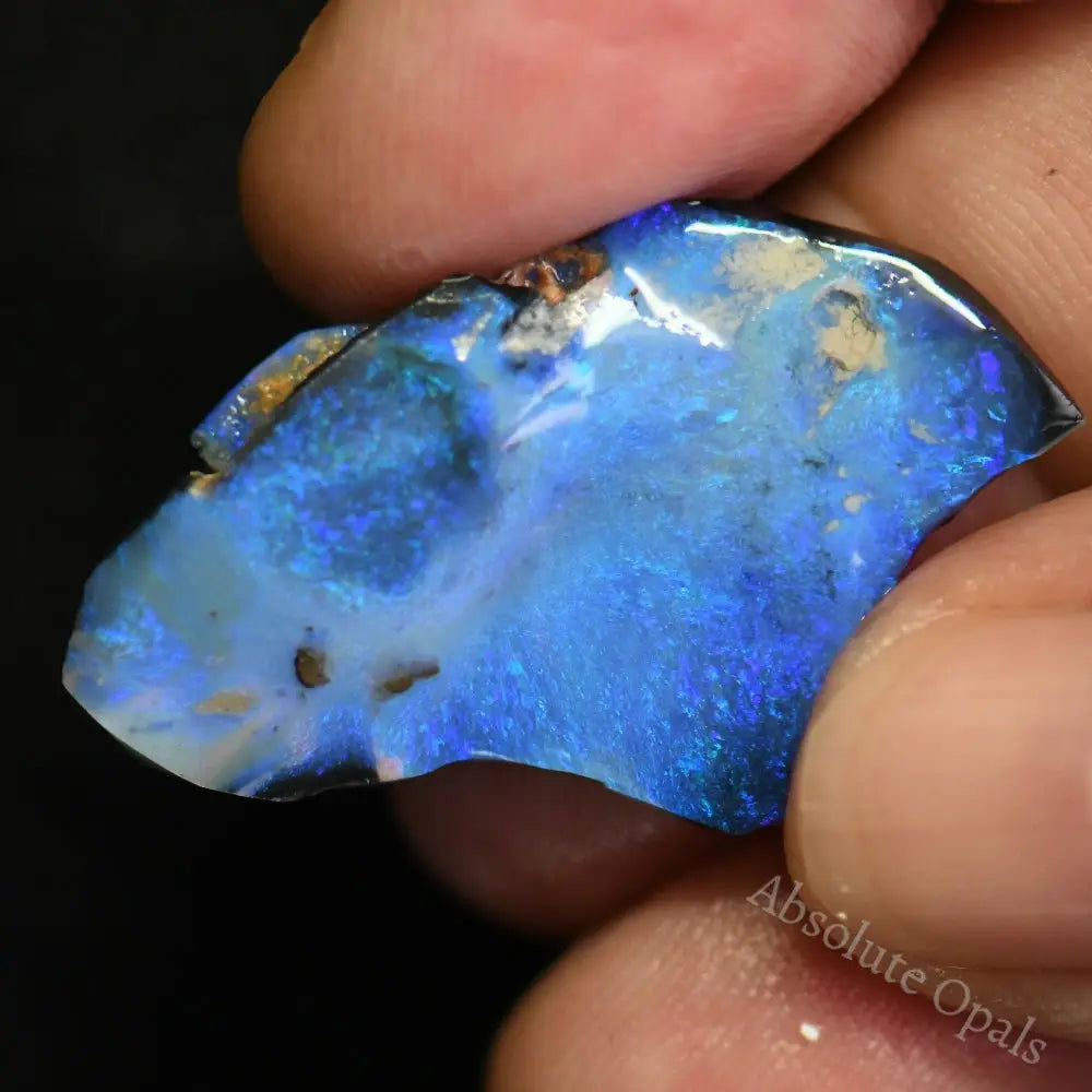 19.3 Cts Australian Rough Opal Lightning Ridge Single