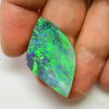 19.32 Cts Australian Solid Opal Carving Lightning Ridge Cmr Black