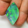 19.32 Cts Australian Solid Opal Carving Lightning Ridge Cmr Black