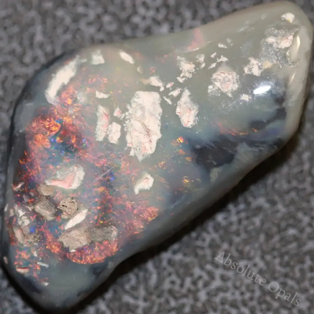 19.4 Cts Australian Opal Rough Lightning Ridge Polished Specimen Solid