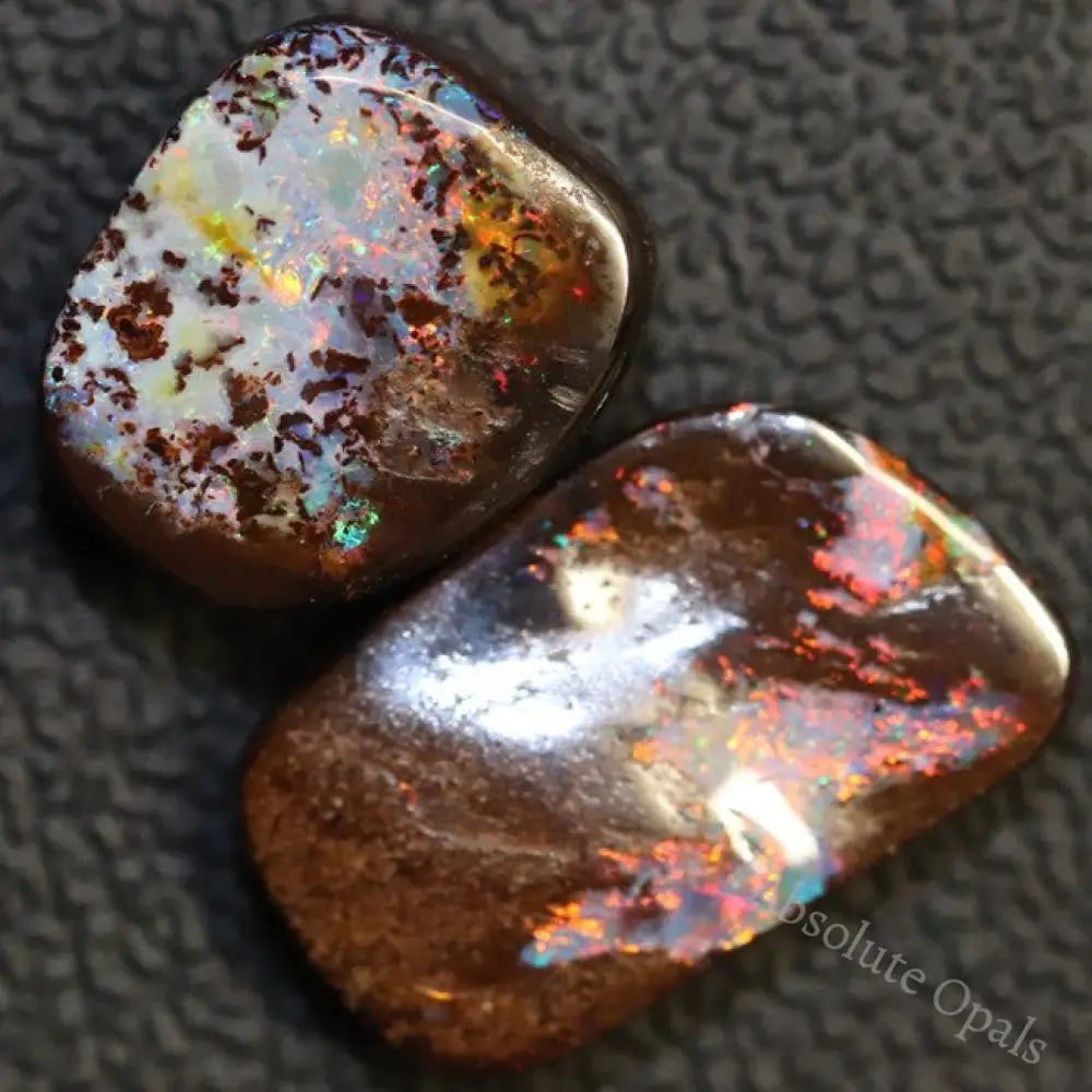 19.45 Cts Australian Boulder Opal Cut Loose Stone Parcel