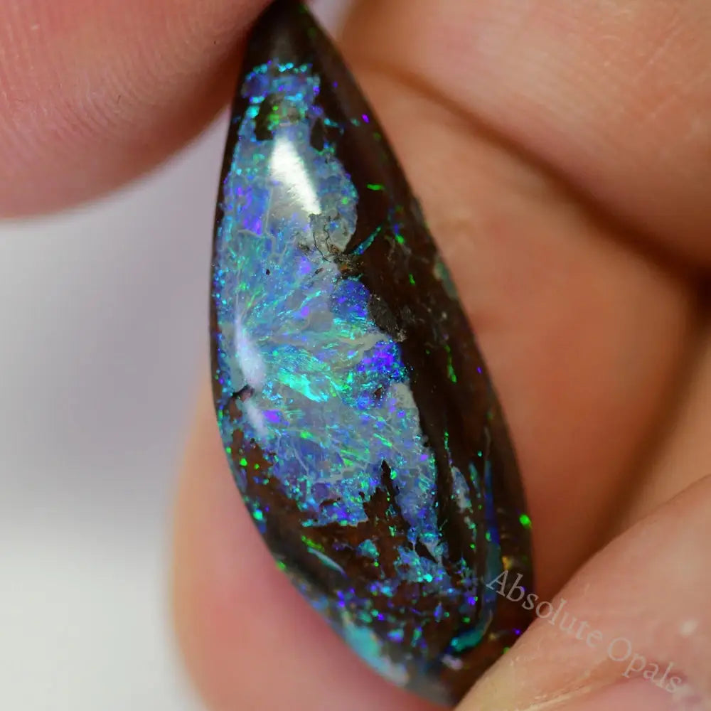 19.75 Cts Australian Boulder Opal Cut Stone