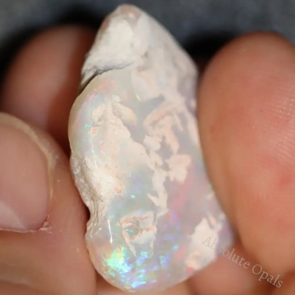 19.8 Cts Australian Opal Rough Lightning Ridge Polished Specimen