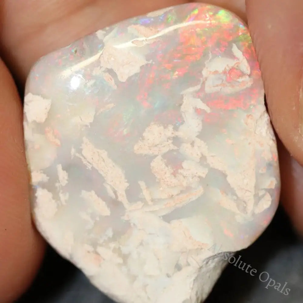 19.8 Cts Australian Opal Rough Lightning Ridge Polished Specimen