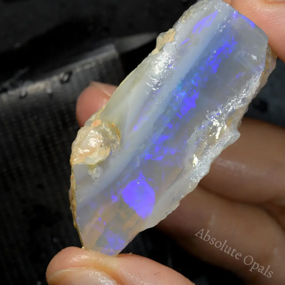 195 cts Australian Rough Opal Lightning Ridge -Electric Purple