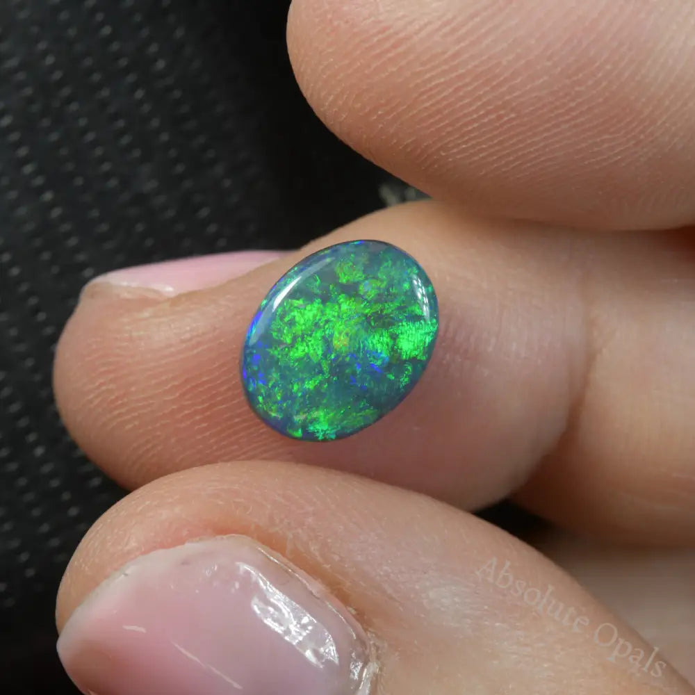 Black Opal Lightning Ridge Solid Stone