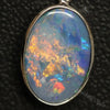 Australian Doublet Opal with Silver Pendant