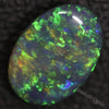 2.09 Cts Australian Black Opal Lightning Ridge Solid Gem Stone Cabochon