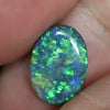 2.09 Cts Australian Black Opal Lightning Ridge Solid Gem Stone Cabochon