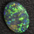 2.09 Cts Australian Black Opal Lightning Ridge Solid Gem Stone Cabochon