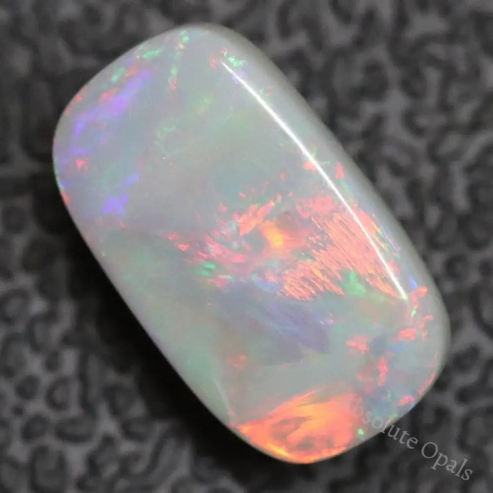 2.10 Cts Australian Semi Black Opal Solid Lightning Ridge Cabochon Loose Stone