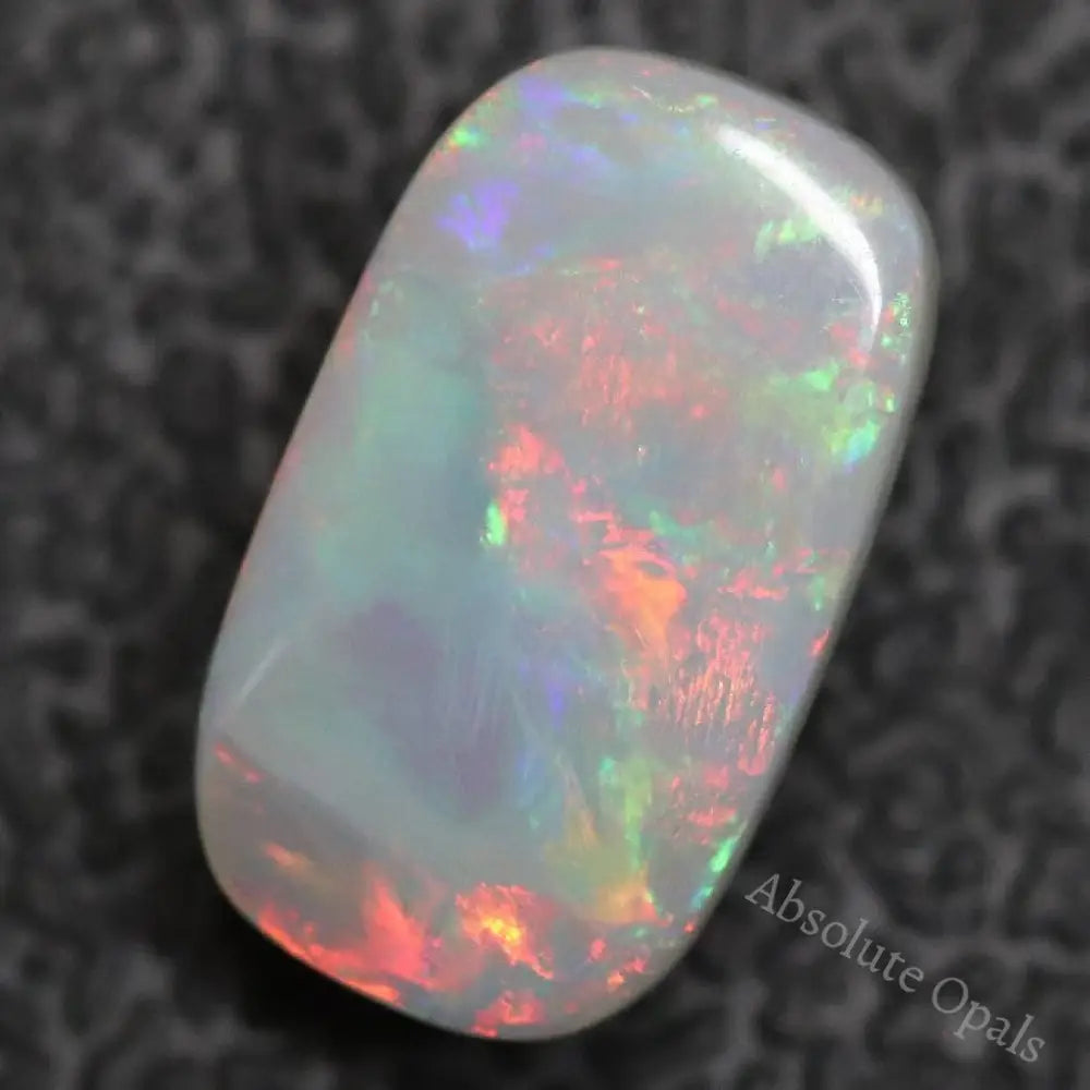 2.10 Cts Australian Semi Black Opal Solid Lightning Ridge Cabochon Loose Stone