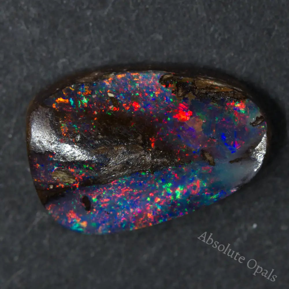 red boulder opal