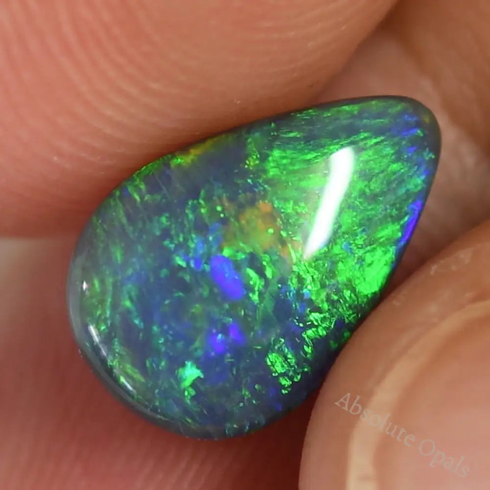 2.20 Cts Australian Solid Semi Black Opal Lightning Ridge