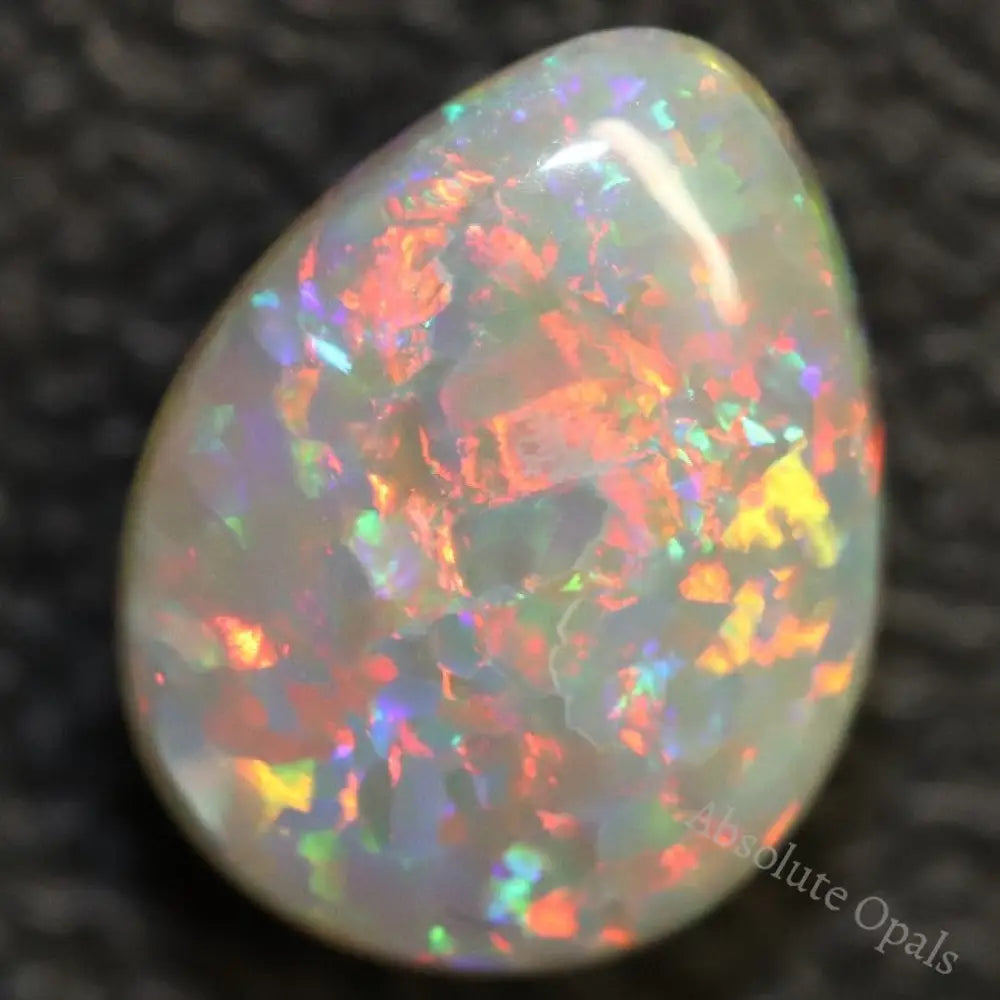 Australian Semi Black Opal, Solid Lightning Ridge Cabochon Gem Stone