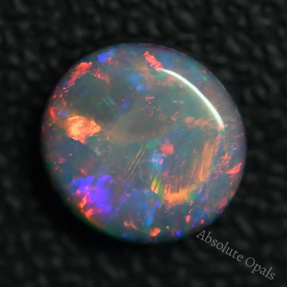 2.22 Cts Australian Opal Doublet Stone Cabochon Lightning Ridge