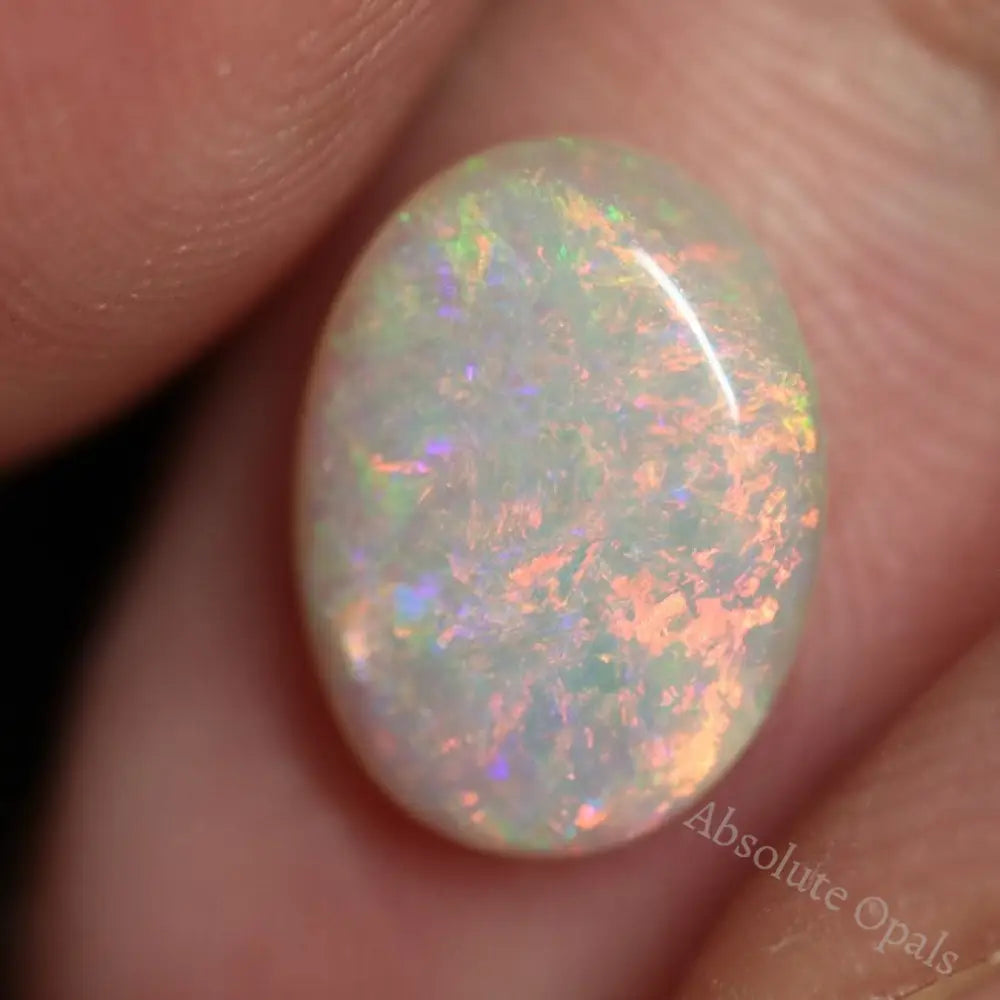 2.25 Cts Australian Lightning Ridge Semi Black Solid Opal