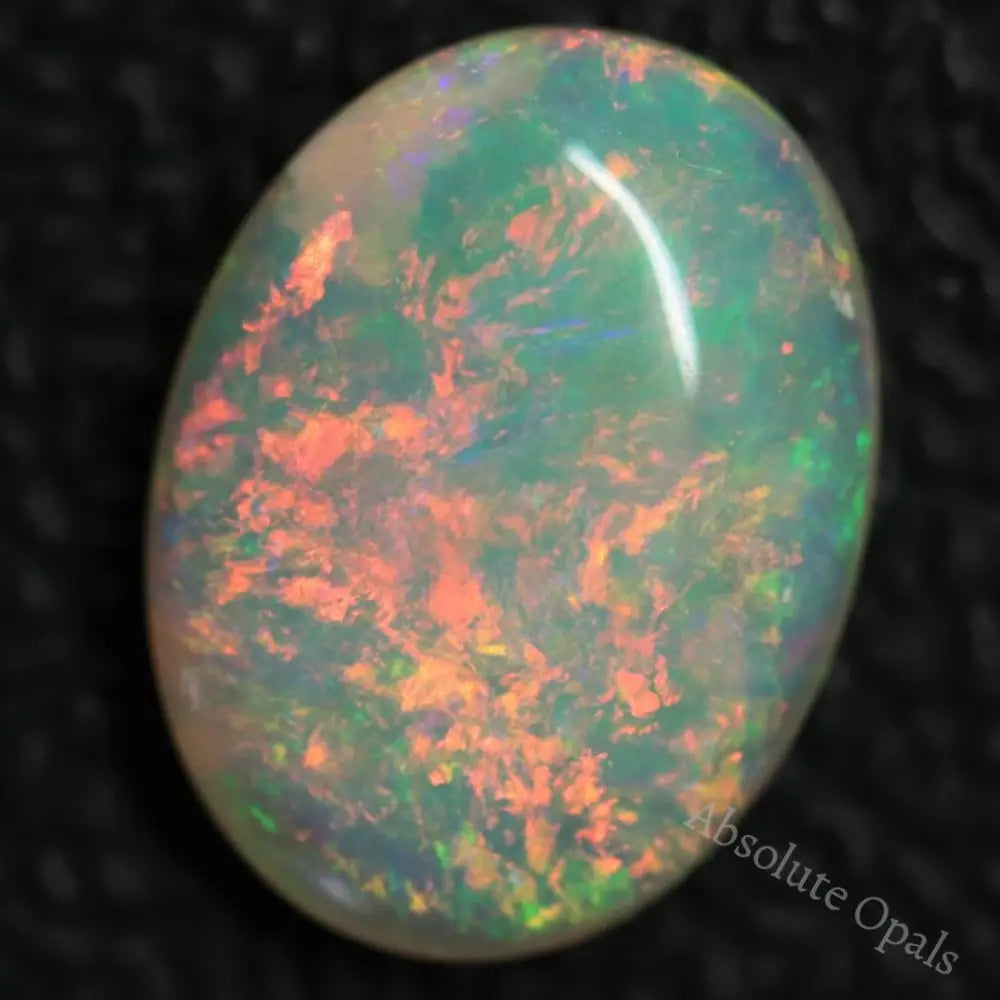 2.25 Cts Australian Lightning Ridge Semi Black Solid Opal