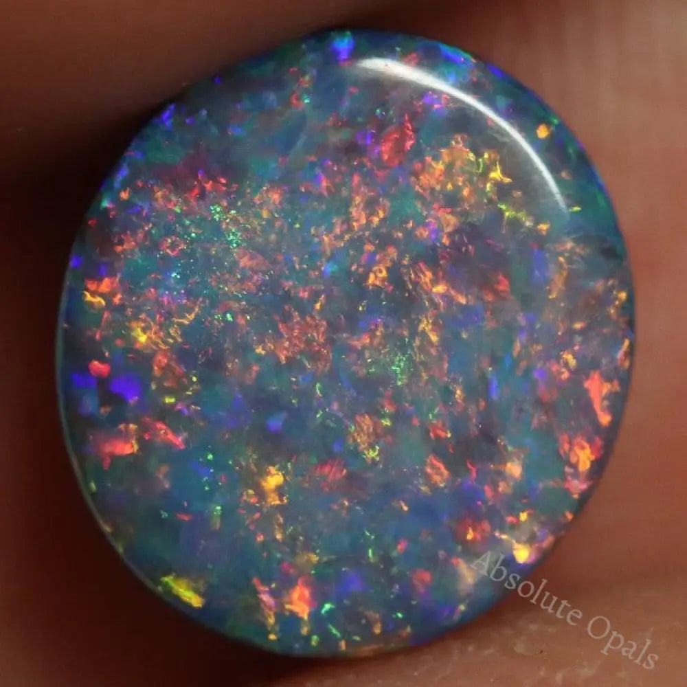 2.25 Cts Australian Opal Doublet Stone Cabochon