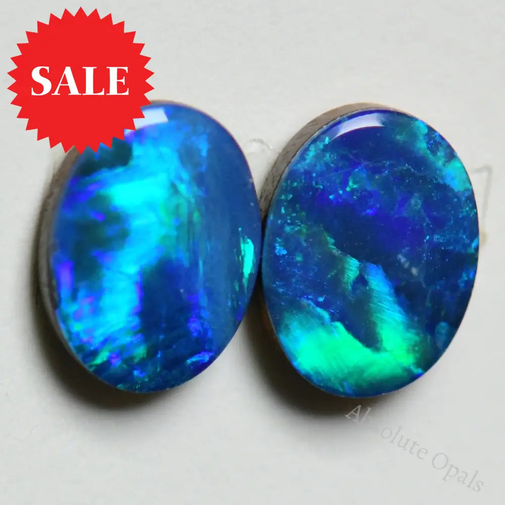 Australian Opal, Doublet Stone, Cabochon