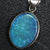 2.34 G Australian Doublet Opal With Silver Pendant: L 26.9 Mm Jewellery