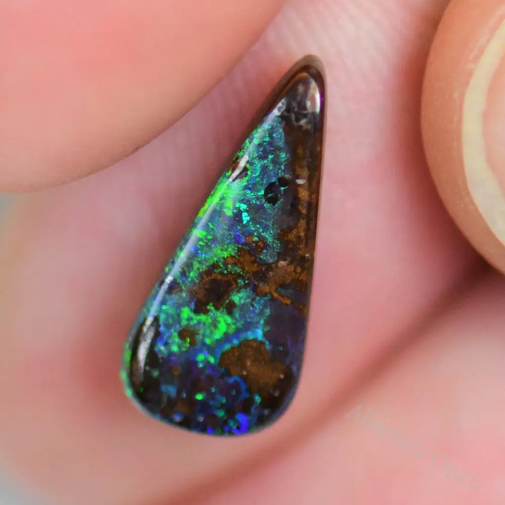 2.35 Cts Australian Boulder Opal Cut Stone