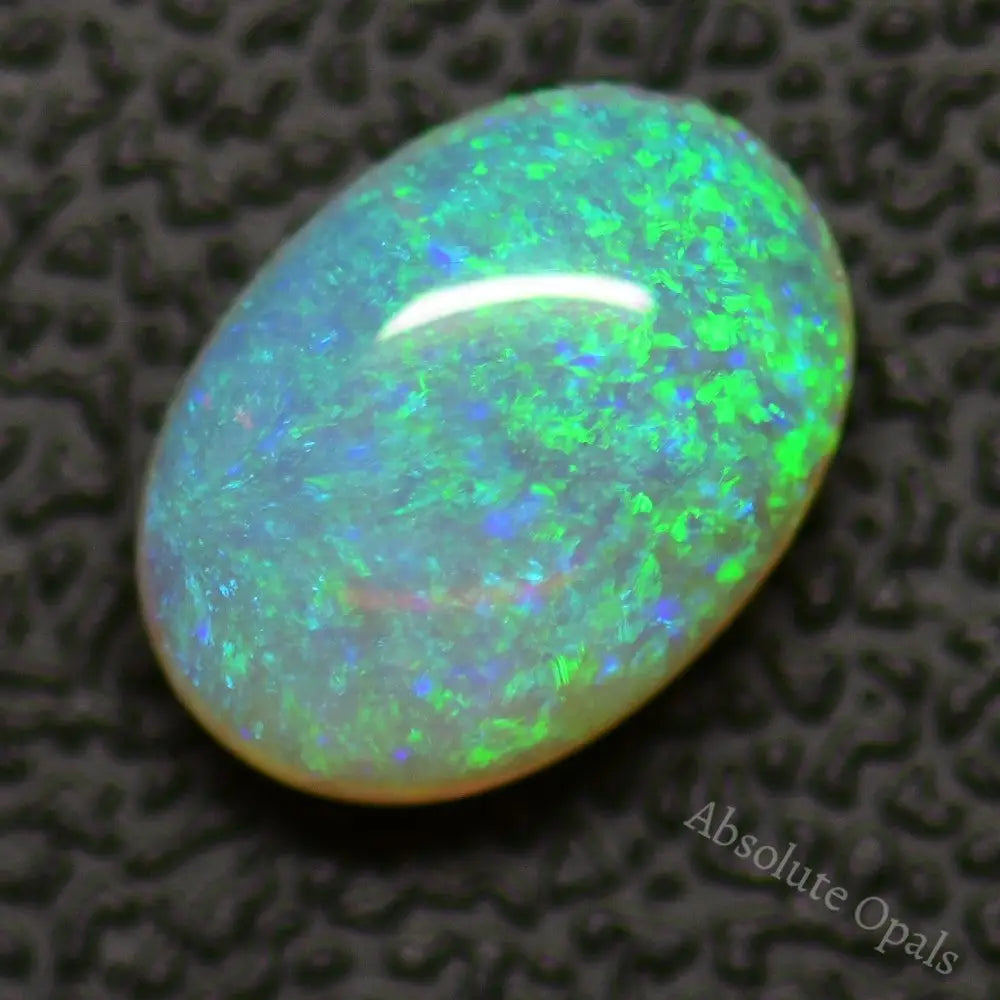 2.36 Cts Opal Lightning Ridge Australian Solid Stone Crystal Light