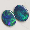 2.38 Cts Australian Opal Doublet Stone Cabochon 2Pcs