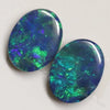 2.38 Cts Australian Opal Doublet Stone Cabochon 2Pcs