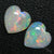 2.40 Cts Opal Cabochon Pairs Australian Solid Stone South Australia Light