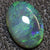 2.42 Cts Australian Black Opal Lightning Ridge Solid Gem Stone Cabochon