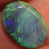 2.42 Cts Australian Black Opal Lightning Ridge Solid Gem Stone Cabochon