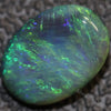 2.42 Cts Australian Black Opal Lightning Ridge Solid Gem Stone Cabochon