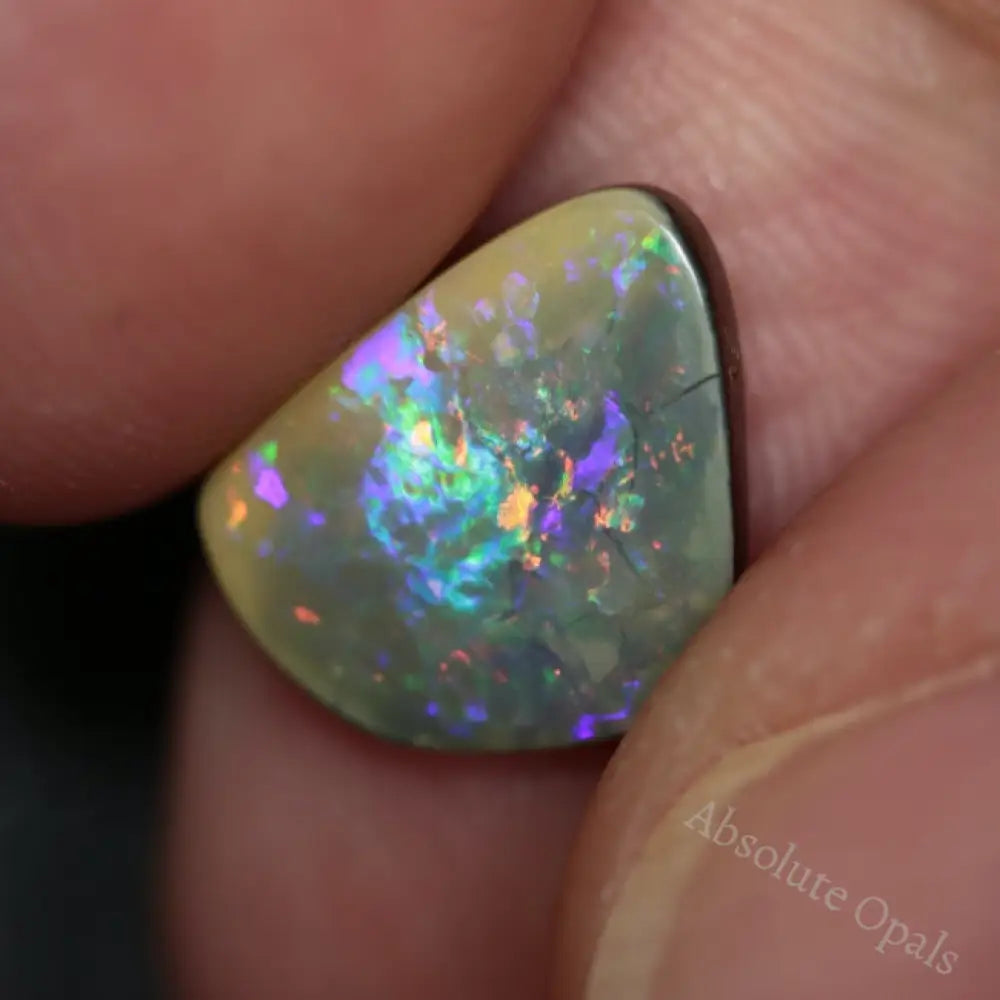 2.45 Cts Australian Boulder Opal Cut Loose Stone