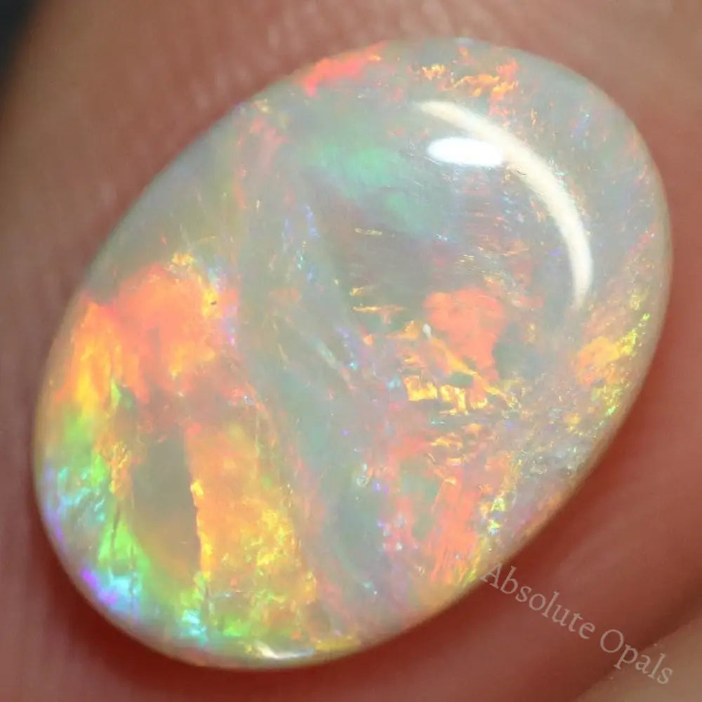 2.50 Cts Australian Semi Black Opal Solid Lightning Ridge Cabochon Loose Stone